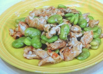 【ノンストップ】ソラマメと豚肉のオイスター炒め♪のレシピ・三ツ星シュフの食ナビ