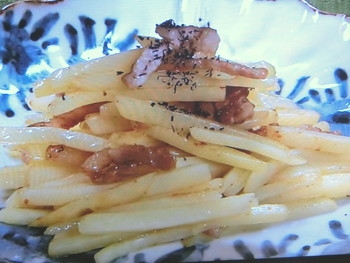【きょうの料理】新じゃが炒め赤じそ風味のレシピ・大原 千鶴