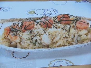 【ZIP！速水もこみちのMOCO''Sキッチン】もこみち流　エビとホタテの明太子チャーハンのレシピ・速水もこみち