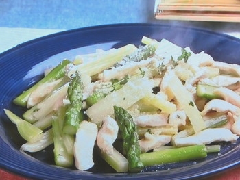 【キューピー３分クッキング】鶏肉とセロリのハーブソテーのレシピ・田口成子