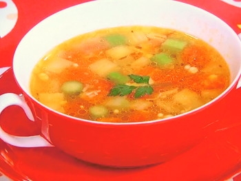 【きょうの料理】そうめんミネストローネのレシピ・グッチ裕三