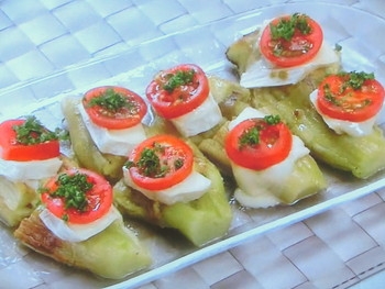 【きょうの料理ビギナーズ】焼きなすのチーズのせのレシピ・大庭英子