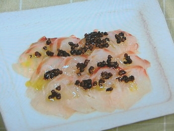 【きょうの料理】刺身のカルパッチョさんしょうオイルがけのレシピ・飛田和緒