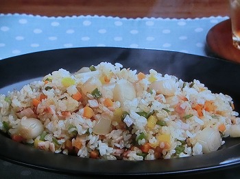 【キューピー３分クッキング】らっきょうチャーハンのレシピ・石原洋子
