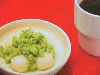 【白熱ライブビビット】とうふ白玉ずんだ餅とコーヒーのレシピ・ドクターズキッチン 名医の予防ごはん・国分太一・小山浩子・真矢ミキ