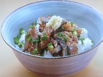 【きょうの料理ビギナーズ】あじのづけ丼のレシピ・大庭英子