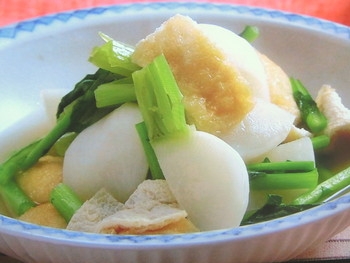 【きょうの料理ビギナーズ】かぶと油揚げの煮物のレシピ・大庭英子