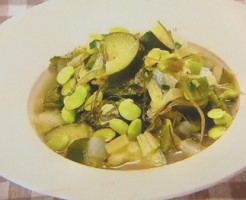 もこみち流　夏野菜の和風スープ