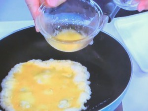 水菜と卵焼きのナムル