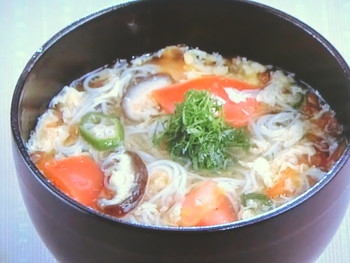 【上沼恵美子のおしゃべりクッキング】トマトにゅうめんのレシピ・上沼恵美子・岡本健二・浅田舞