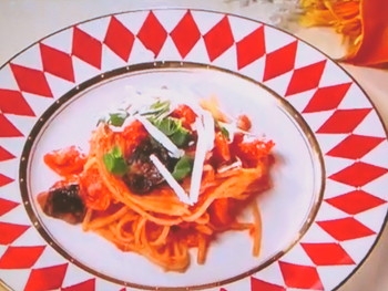 【新チューボーですよ！】ナスとトマトのパスタのレシピ・シシド・カフカ・堺正章