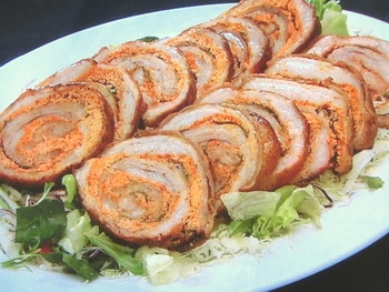 【きょうの料理】豚めんロールのレシピ・うえやまとち・クッキングパパ