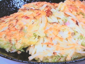 【ノンストップ】ジャガイモとキャベツのチーズ焼きのレシピ・三ツ星シュフの食ナビ