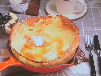 【キューピー３分クッキング】ドイツ風パンケーキのレシピ・坂田阿希子