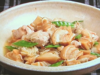【キューピー３分クッキング】鶏肉と車麩の煮もののレシピ・田口成子