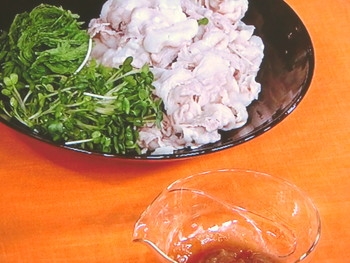 【きょうの料理】豚しゃぶの梅ソースのレシピ・パン・ウェイ