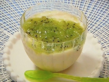 【白熱ライブビビット】豆乳のパンナコッタのキウイソースのレシピ・ドクターズキッチン　名医の予防ごはん・国分太一・小山浩子・真矢ミキ