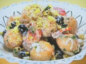 【ZIP！速水もこみちのMOCO''Sキッチン】もこみち流　スペイン風ポテトサラダのレシピ・速水もこみち