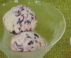 ブルーベリーアイスクリーム
