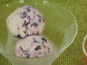 ブルーベリーアイスクリーム