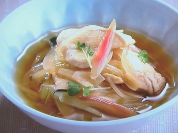 【上沼恵美子のおしゃべりクッキング】鶏胸肉のうま酢のレシピ・上沼恵美子・岡本健二・相田翔子