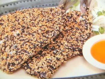 【ノンストップ】いわしのゴマ衣焼きのレシピ・坂本昌行・坂本昌行のOne Dish