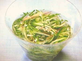 【きょうの料理】きゅうりの冷たいおすましのレシピ・大原 千鶴