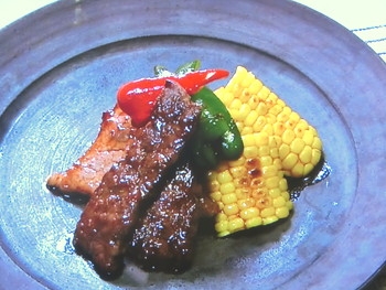 【きょうの料理】とうもろこしと牛肉の甘辛焼きのレシピ・大原 千鶴