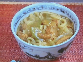 【キューピー３分クッキング】鶏肉と冬瓜のカレーうどんのレシピ・小林まさみ