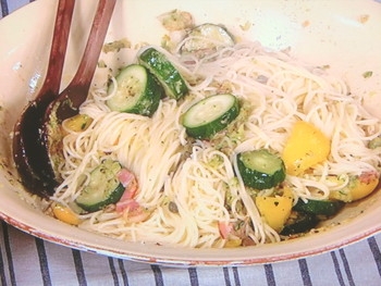 【きょうの料理】農園グリーンパスタのレシピ・マロン