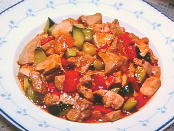 【きょうの料理】豚ヒレ肉ときゅうりの辛み炒めのレシピ・王馬 熙純