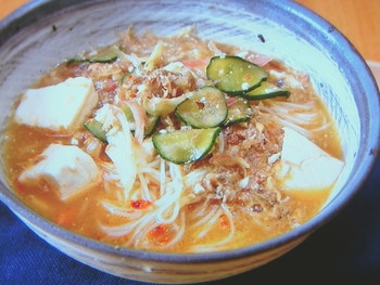 【ノンストップ】冷や汁そうめんのレシピ・坂本昌行・坂本昌行のOne Dish