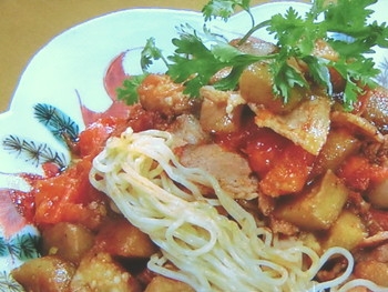 【あさイチ】なすとトマトのあえ麺のレシピ・孫成順・解決！ごはん
