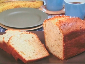 【キューピー３分クッキング】バナナケーキのレシピ・伊藤栄里子