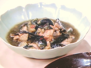 【きょうの料理】なすと鶏肉の煮びたしのレシピ・山本麗子