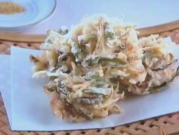 【上沼恵美子のおしゃべりクッキング】豚肉とごぼうのかき揚げのレシピ・上沼恵美子・岡本健二・波岡一喜