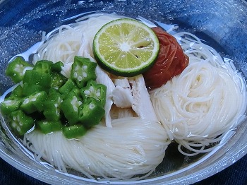 【きょうの料理】オクラ梅そうめんのレシピ・大原 千鶴