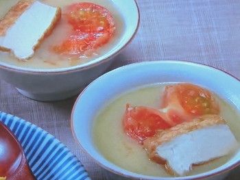 【おかずのクッキング】厚揚げとトマトの白味噌仕立てのレシピ・土井善晴