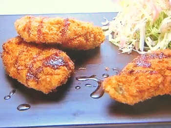 【ZIP！速水もこみちのMOCO''Sキッチン】もこみち流　アジとエビのすり身フライのレシピ・速水もこみち