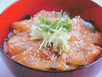 【上沼恵美子のおしゃべりクッキング】鯛のごま漬け丼のレシピ・ナイツ・上沼恵美子・岡本健二