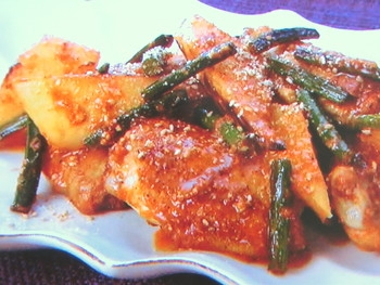 【ノンストップ】鶏手羽と大根のスタミナ炒めのレシピ・坂本昌行・坂本昌行のOne Dish