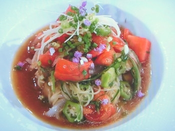 【噂の東京マガジン　やってTRY！】いかそうめんの冷製パスタのレシピ・片岡　護