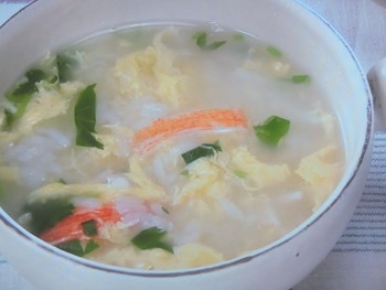 【きょうの料理ビギナーズ】かにたま雑炊のレシピ・大庭英子