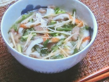 【みんなの家庭の医学】ニラ味噌うどんのレシピ・ビートたけし・奥薗壽子