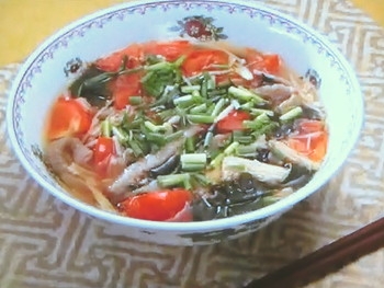 【みんなの家庭の医学】中華風トマトうどんのレシピ・ビートたけし・奥薗壽子
