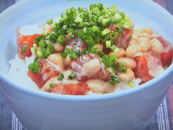 【白熱ライブビビット】まぐろのミルク納豆ごはんのレシピ・ドクターズキッチン　名医の予防ごはん・国分太一・小山浩子・真矢ミキ