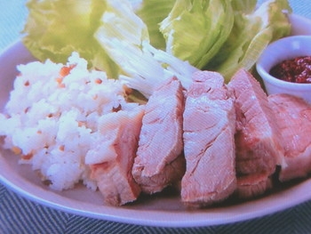 【ノンストップ】ゆで塩豚のごちそうプレートのレシピ・坂本昌行・坂本昌行のOne Dish