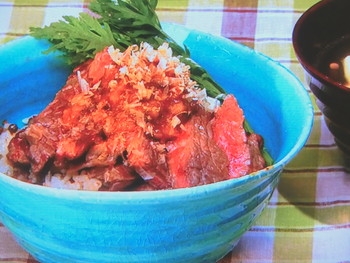 【男子ごはん】ピリ辛山椒そぼろごはんのステーキ丼のレシピ・国分太一・栗原心平