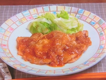 【キューピー３分クッキング】豚肉のソテー おろし玉ねぎソースのレシピ・小林まさみ