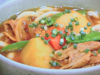【ノンストップ】肉ジャガカレーうどんのレシピ・笠原将弘・笠原将弘のおかず道場